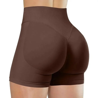 Coffee Sculpt Shorts rear view [hf:coffee]
