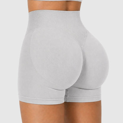 Slate Gray Sculpt Shorts rear view [hf:slate-gray]